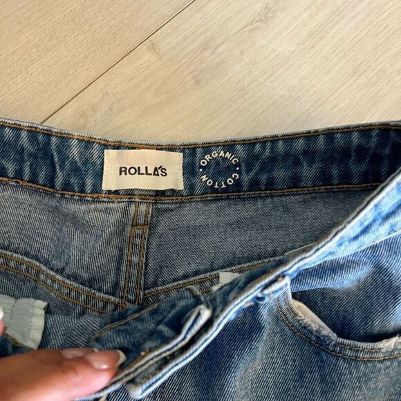 Rollas high rise slim distress jeans size 27 - Picture 9 of 10